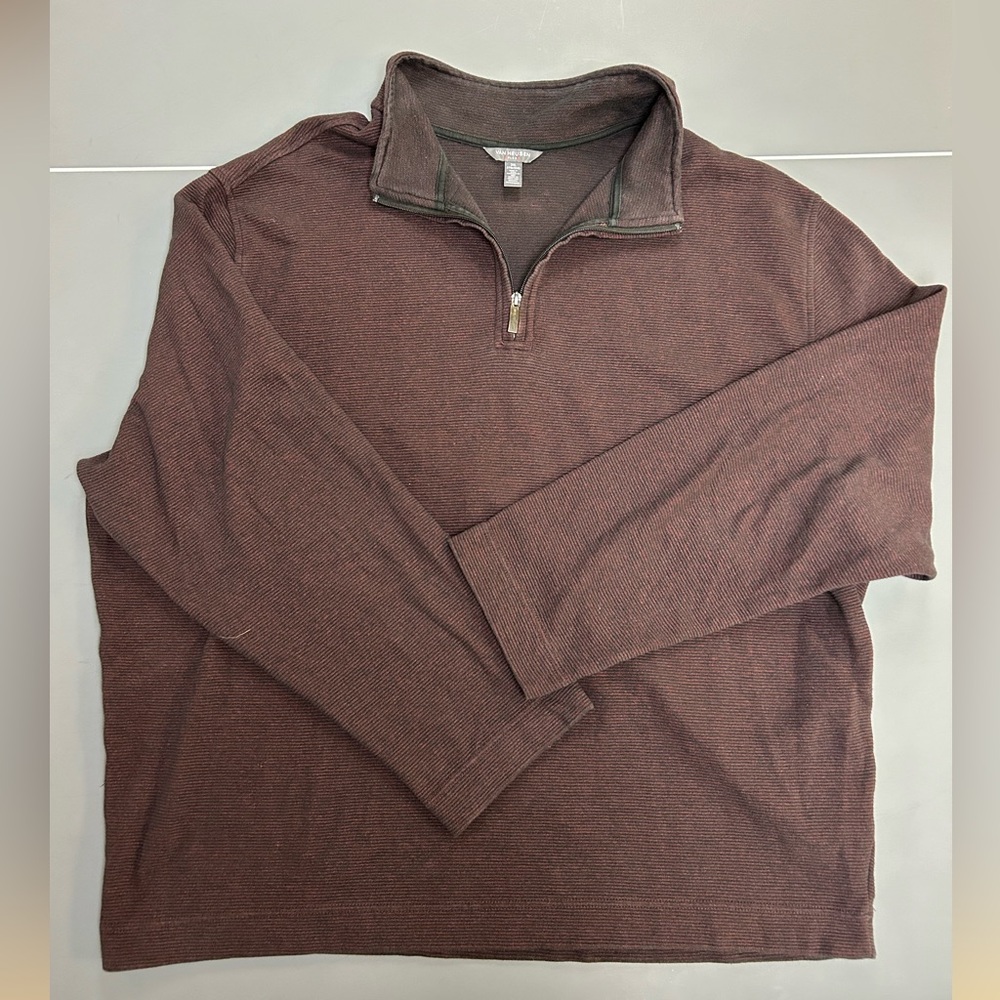Men’s 1/4 zip pullover XXL